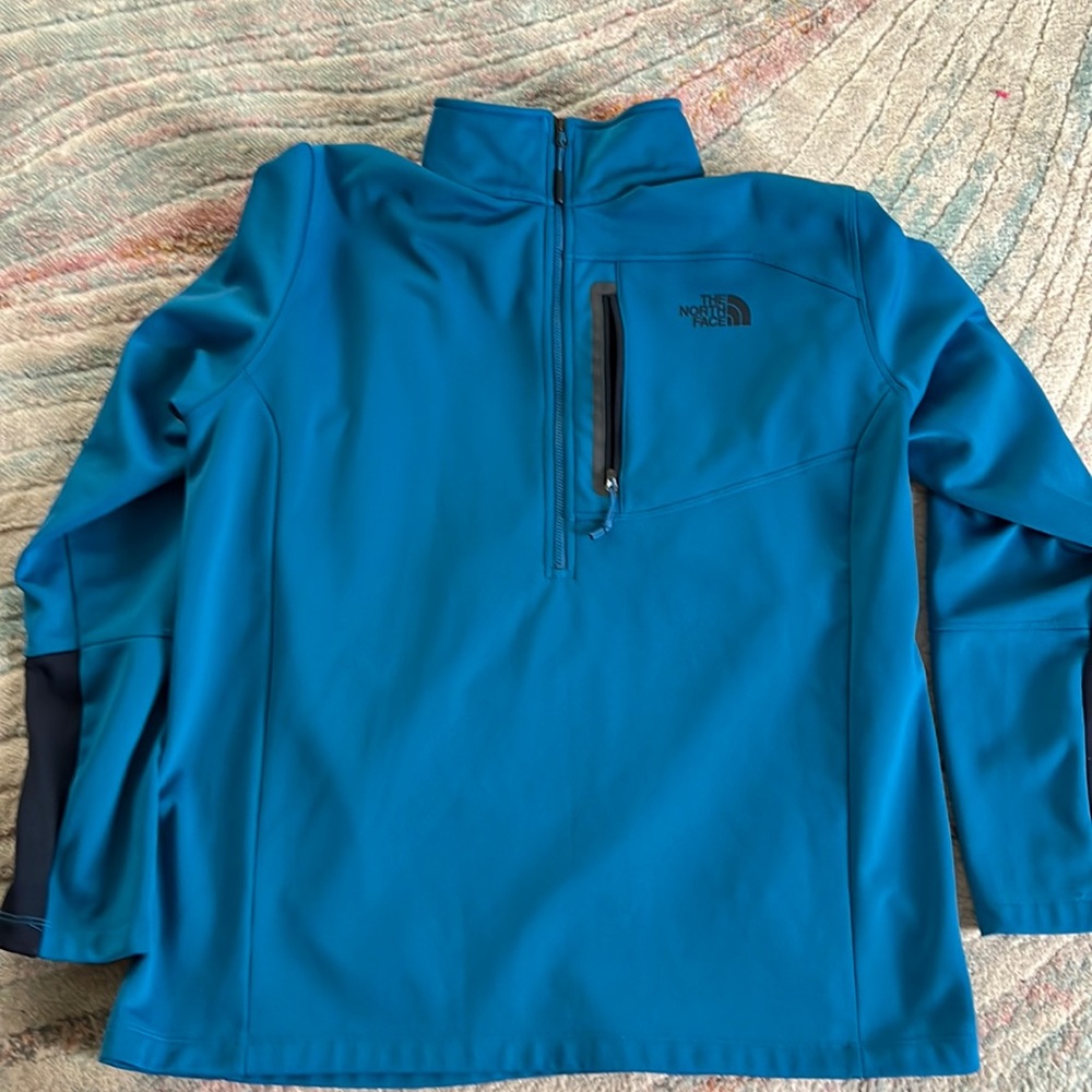 The North Face 1/4 zip pullover.  Size XL